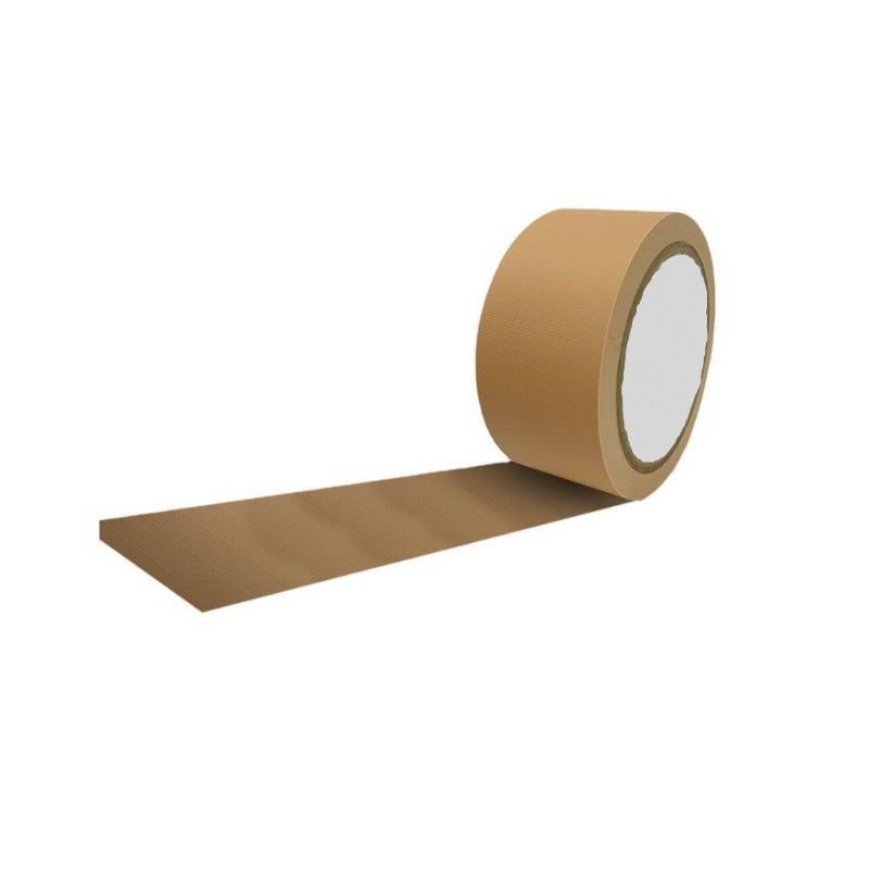 El color de Brown grabó en relieve la cinta de PVC del rasgón fácil auta-adhesivo para empaquetar