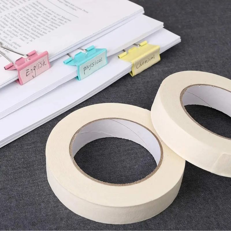 Color blanco ninguna cinta adhesiva del residuo 50 yardas de longitud anchura de 1 pulgada