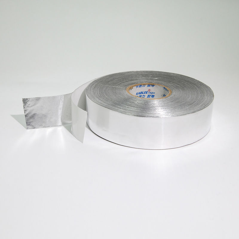 Cinta auta-adhesivo a prueba de calor de acrílico los 25M Length Silver Color del papel de aluminio