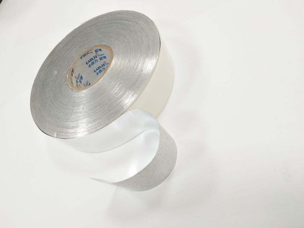 Color plata adhesivo de acrílico de la cinta del papel de aluminio para el lacre del aislamiento de calor