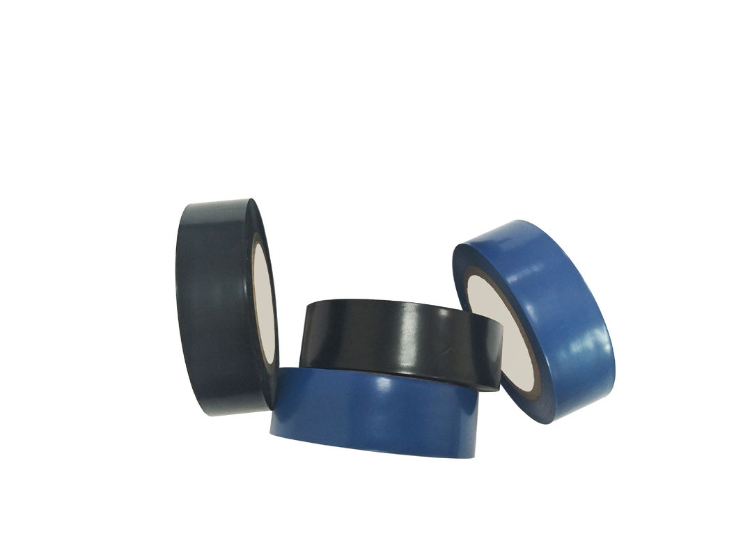 Grueso azul eléctrico durable del color 0.1m m de la cinta de PVC del aislamiento