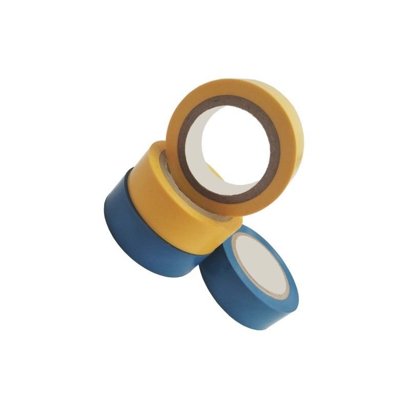 0.13mm espesor colores cinta de aislamiento de PVC 20M 25M longitud para el arnés de alambre de automóvil