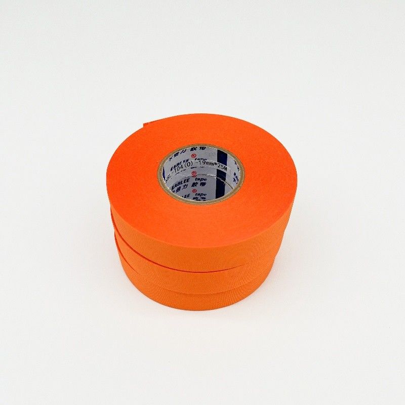 Cintas de ensamblaje de alambre de tela de color naranja T04 Acrilatos Copolímero Adhesivo