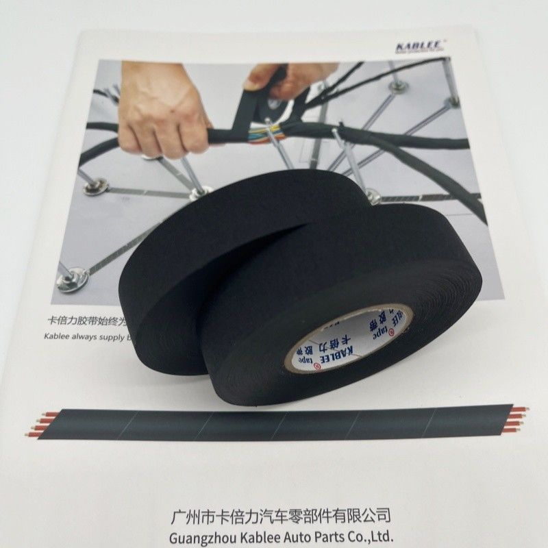 0.2 mm espesor PET cinta de tela para el arnés de alambre de automóviles para la protección del alambre del automóvil