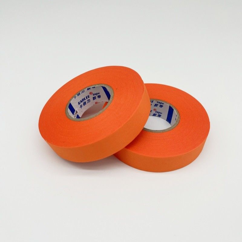 Cintas de cableado de tela para automóviles Color naranja para alambre y cable