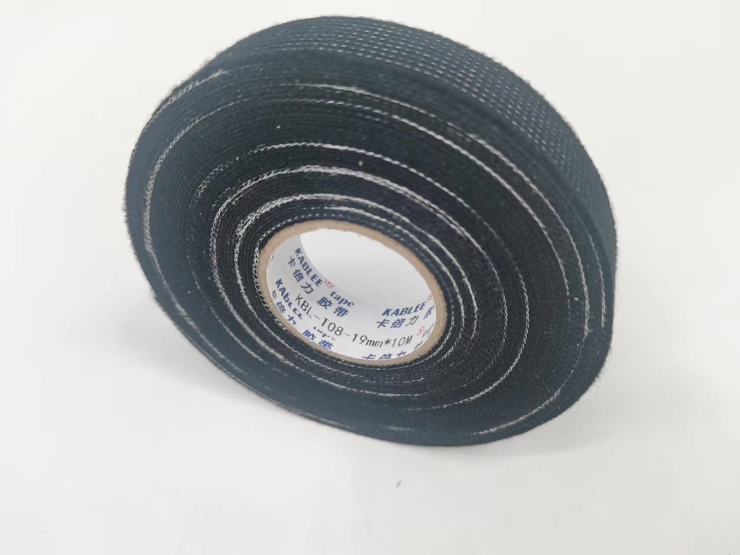 Banda adhesiva de alambre para automóviles resistente a los disolventes y a la abrasión con resistencia a la tracción ≥ 20 N/cm