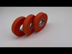 Arnés de cable automotriz anaranjado de encargo que envuelve la sustancia química de la cinta resistente