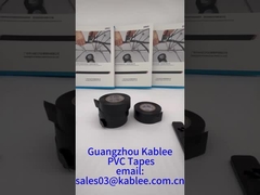 0.13mm espesor colores cinta de aislamiento de PVC 20M 25M longitud para el arnés de alambre de automóvil