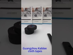 Reducción del ruido cinta de tela para automóviles T03 Negro 19 mm Ancho 25M Largo